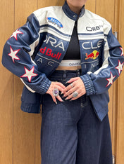 RedBull Racing Leather Vintage Racing Jacket