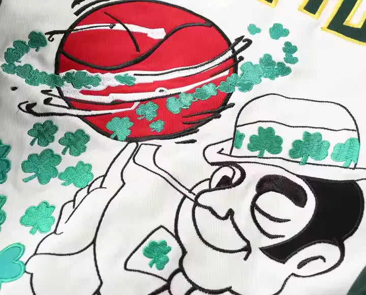 Rare BOSTON CELTICS Vintage Embroidered Jacket - Unisex5