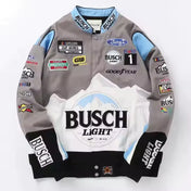 Rare BUSCH NASCAR Vintage Embroidered Jacket - Unisex