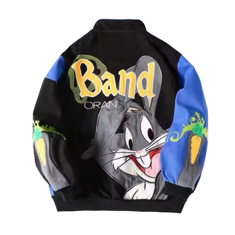 Rare Bugs Bunny NASCAR Vintage Embroidered Jacket - Unisex