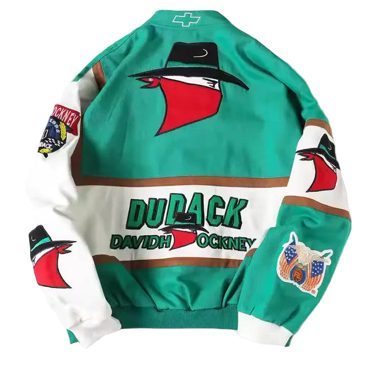 Rare David Hockney NASCAR Vintage Embroidered Jacket - Unisex2
