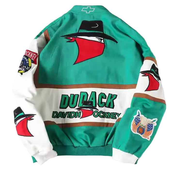 Rare David Hockney NASCAR Vintage Embroidered Jacket - Unisex2