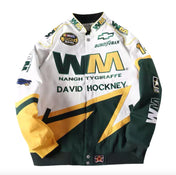 Rare David Hockney NASCAR Vintage Embroidered Jacket - Unisex
