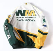 Rare David Hockney NASCAR Vintage Embroidered Jacket - Unisex