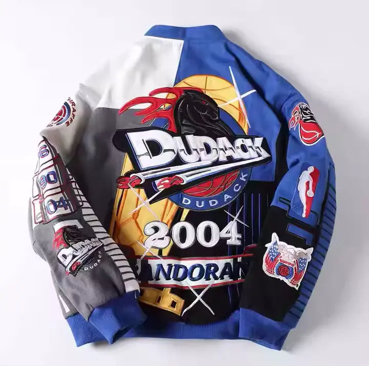 Rare Dudack 2004 NASCAR Vintage Embroidered Jacket - Unisex1