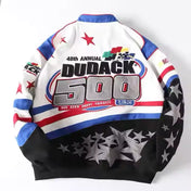 Rare Dudack 500 NASCAR Vintage Embroidered Jacket - Unisex1