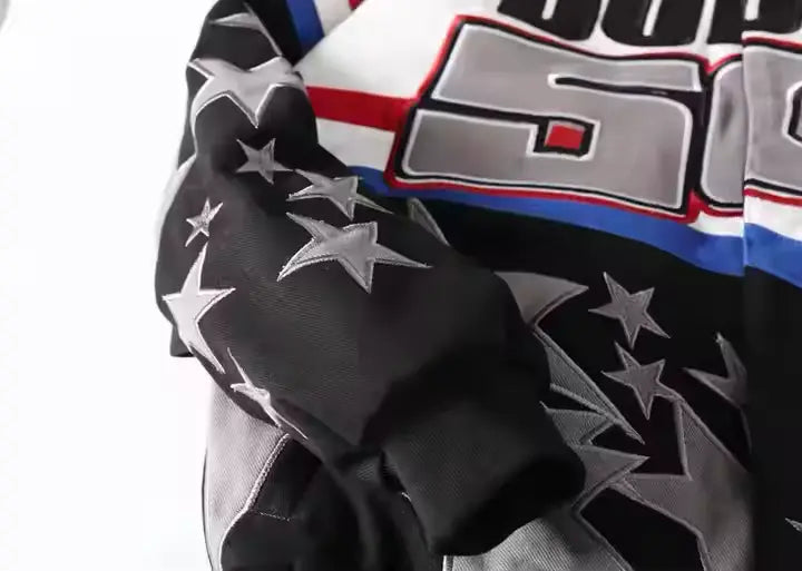 Rare Dudack 500 NASCAR Vintage Embroidered Jacket - Unisex3