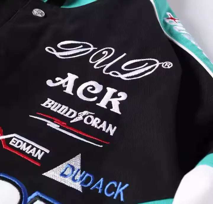 Rare Dudack NASCAR Vintage Embroidered Jacket - Unisex