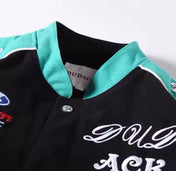 Rare Dudack NASCAR Vintage Embroidered Jacket - Unisex