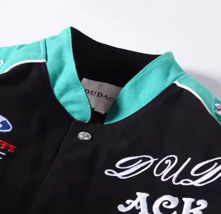 Rare Dudack NASCAR Vintage Embroidered Jacket - Unisex