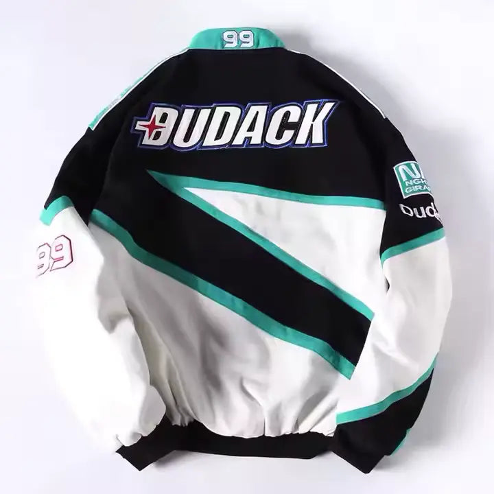 Rare Dudack NASCAR Vintage Embroidered Jacket - Unisex