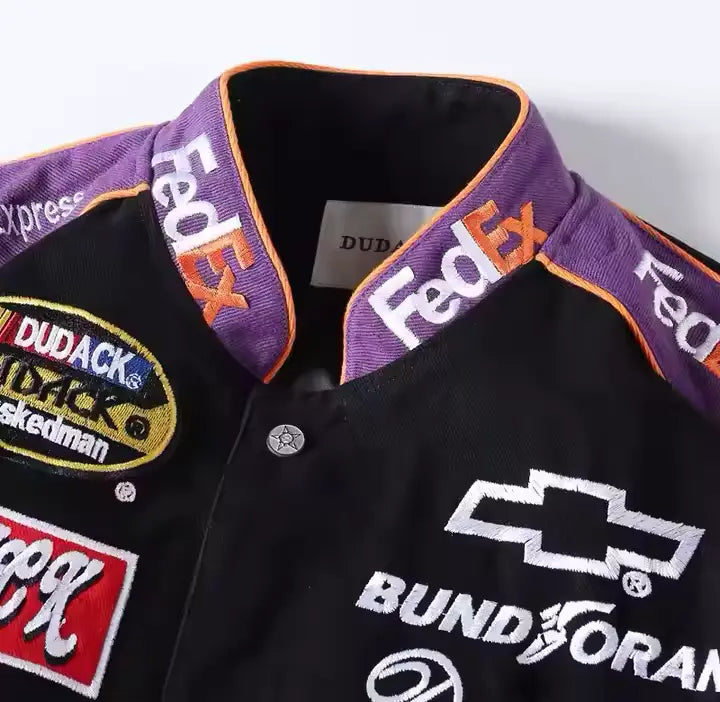 Rare FedEx NASCAR Vintage Embroidered Jacket - Unisex
