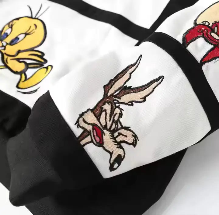 Rare Looney Tunes NASCAR Vintage Embroidered Jacket - Unisex