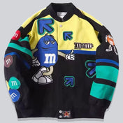 Rare M&M's NASCAR Vintage Embroidered Jacket - Unisex