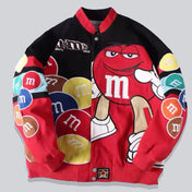 Rare M&M's NASCAR Vintage Embroidered Jacket - Unisex