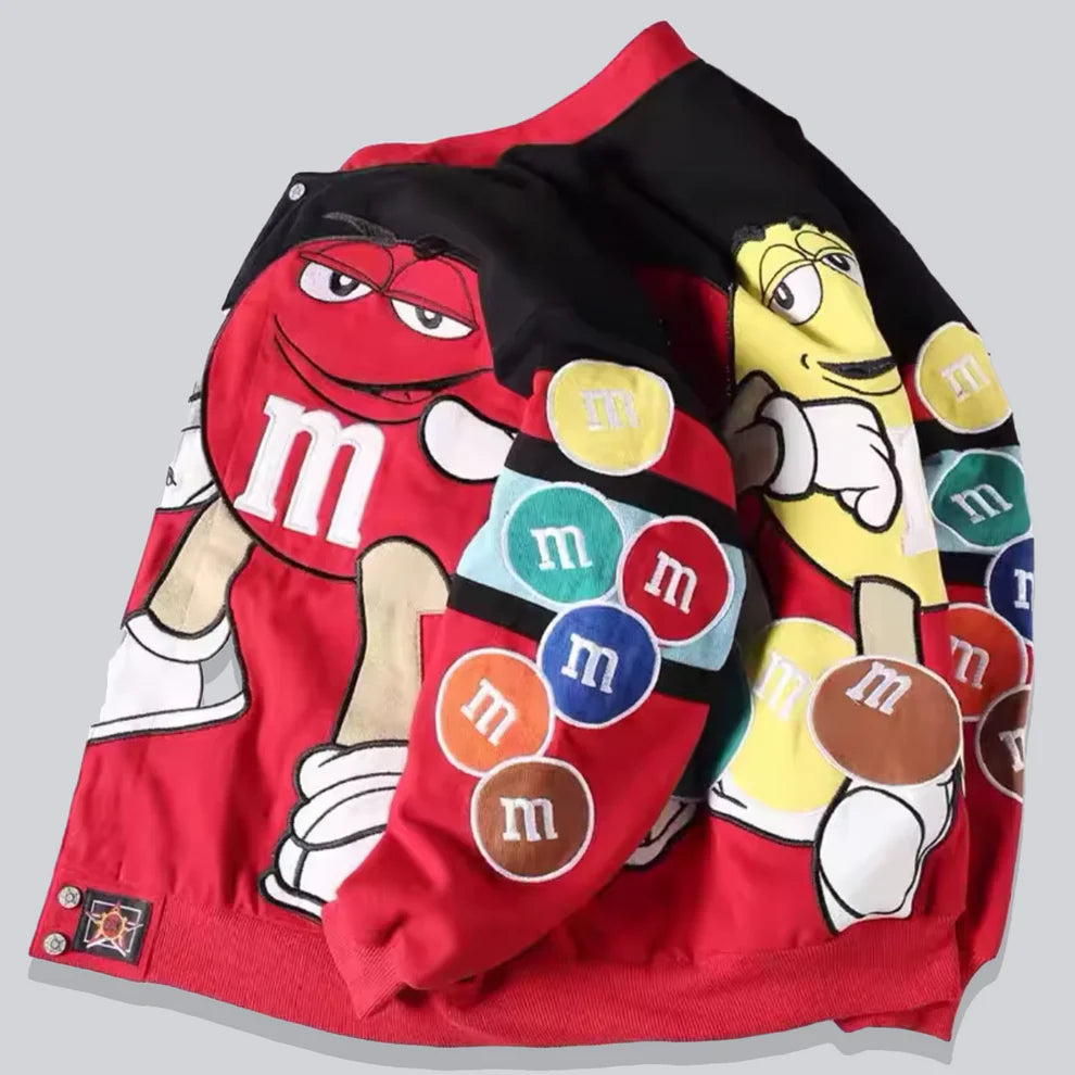 Rare M&M's NASCAR Vintage Embroidered Jacket - Unisexx
