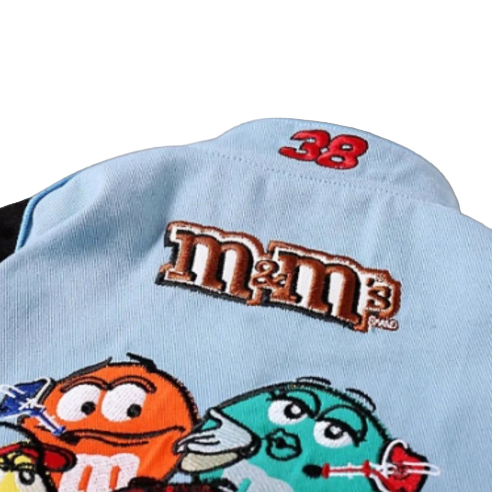Rare M&M's NASCAR Vintage Embroidered Jacket – Unisex