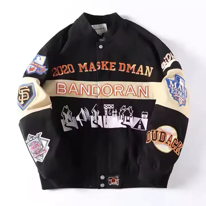 Rare Maskedman Vintage Embroidered Jacket - Unisexx