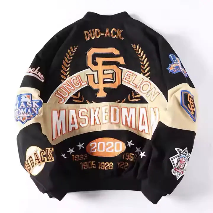 Rare Maskedman Vintage Embroidered Jacket - Unisexx1