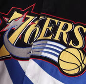 Rare PHILADELPHIA 76ERS Vintage Embroidered Jacket - Unisex3