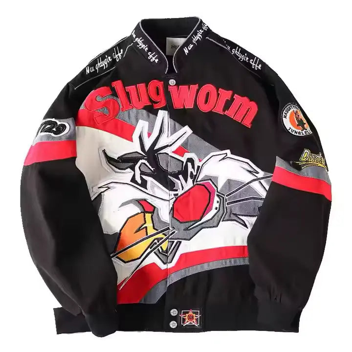 Rare Slugworm Vintage Embroidered Jacket - Unisex