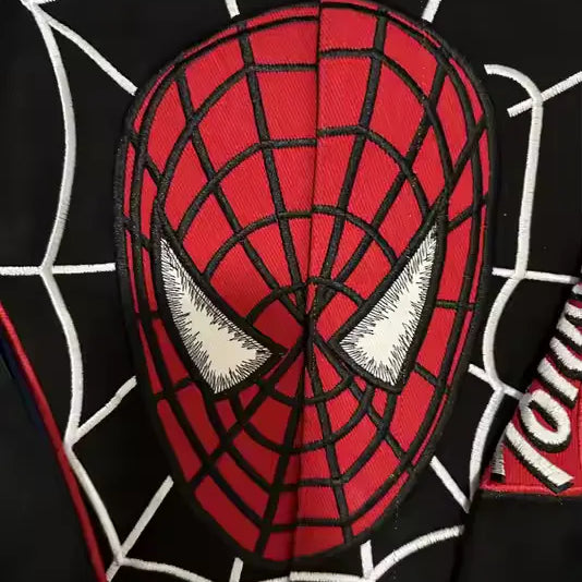 Rare Spiderman NASCAR Vintage Embroidered Jacket - Unisex3