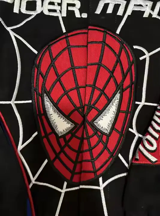 Rare Spiderman NASCAR Vintage Embroidered Jacket - Unisex3
