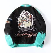 Rare Taz NASCAR Vintage Embroidered Jacket - Unisex1