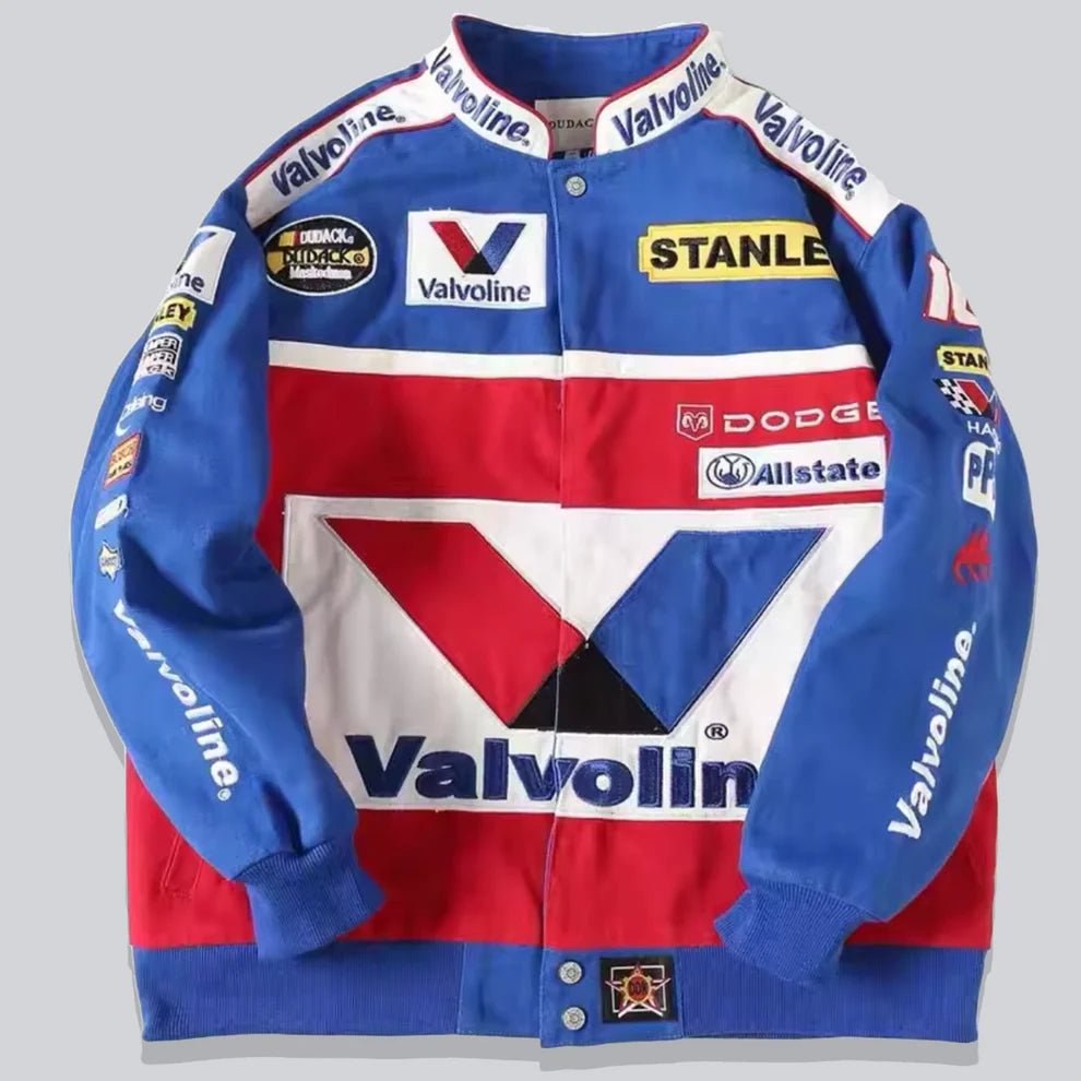 Rare Valvoline NASCAR Vintage Embroidered Jacket - Unisex