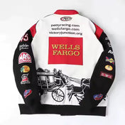 Rare WELL FARGO NASCAR Vintage Embroidered Jacket - Unisex3