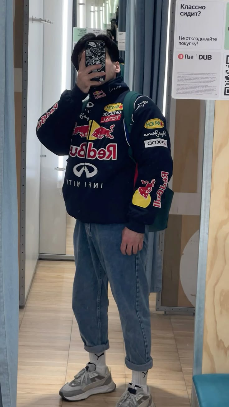 redbull vintage racing jacket