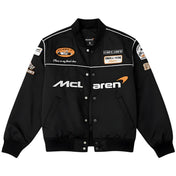 F1 McLaren Black Embroidered Vintage Racing Jacket