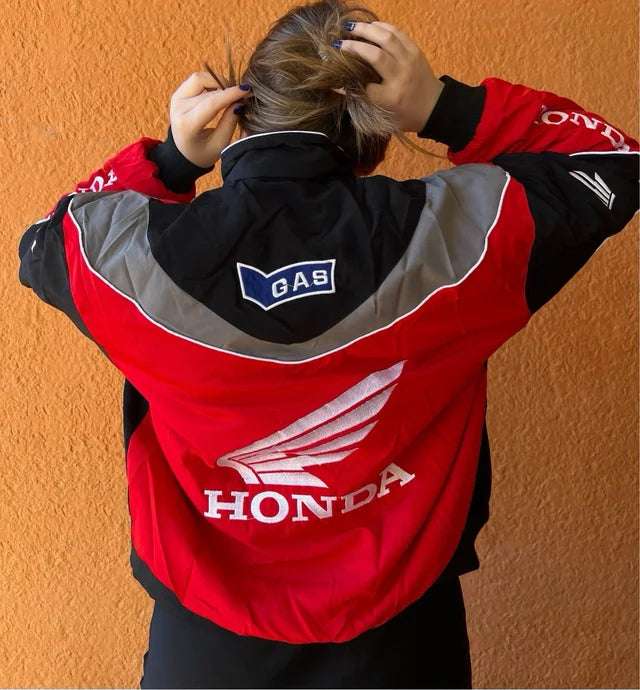 F1 HONDA Embroidered Vintage Racing Jacket