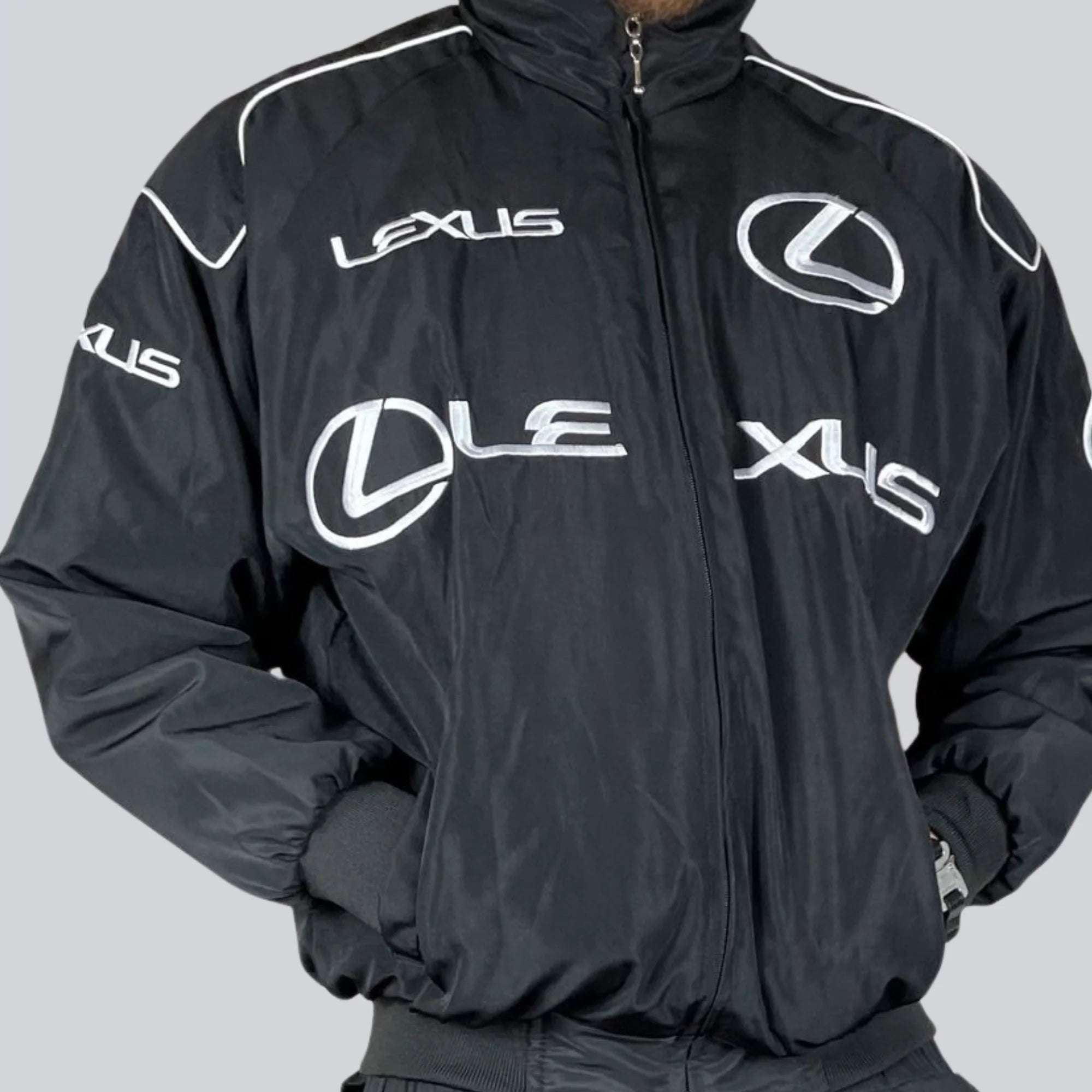 F1 Lexus Embroidered Vintage Racing Jacket