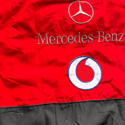 F1 Mercedes-Benz Red Embroidered Vintage Racing Jacket