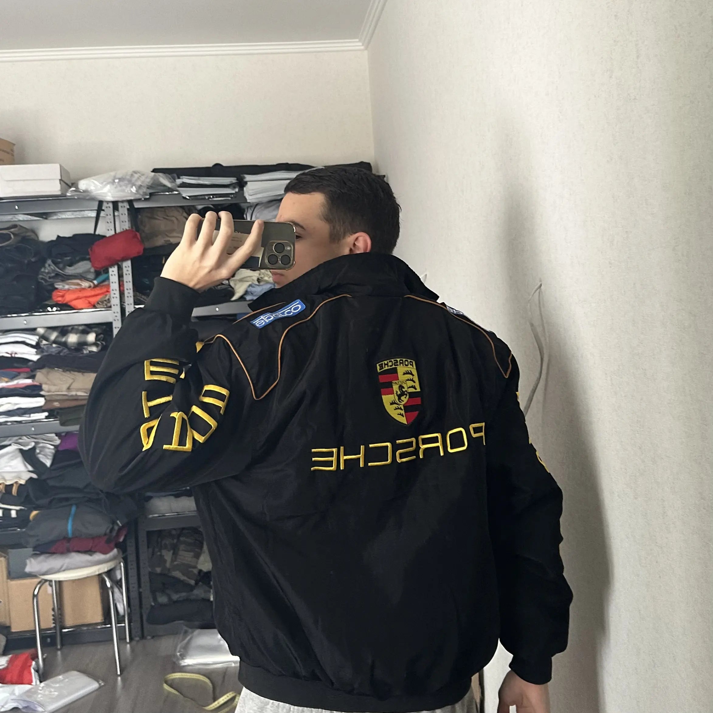 f1 porche vintage racing jacket 