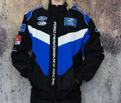 Ford GT Embroidered Vintage Racing Jacket Black