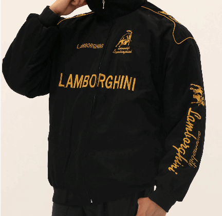 Lamborghini Embroidered Vintage Racing Jacket