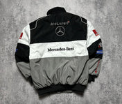 F1 Mercedes-McLaren Embroidered Vintage Racing Jacket